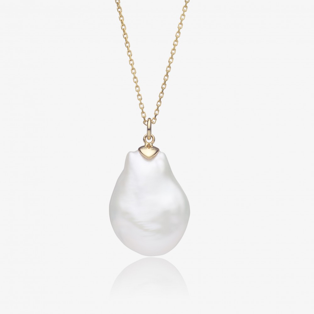Camille 18ct Gold Baroque Pearl Necklace | DRAJÉE Fine Jewellery